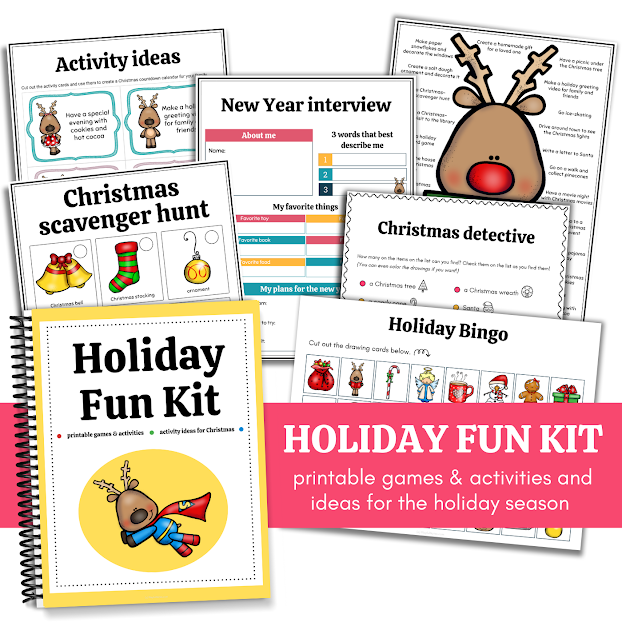 holiday fun kit for kids