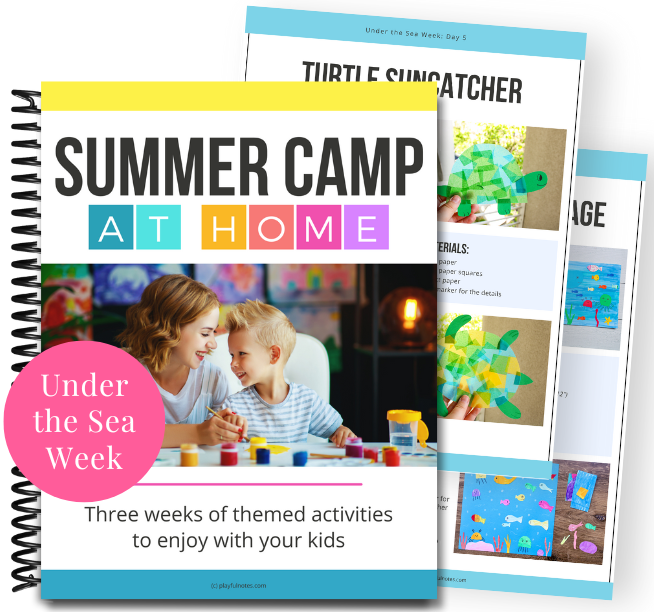 summer camp at home weekly activity plan