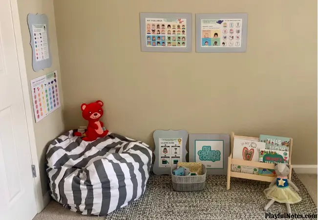 calming space for kids