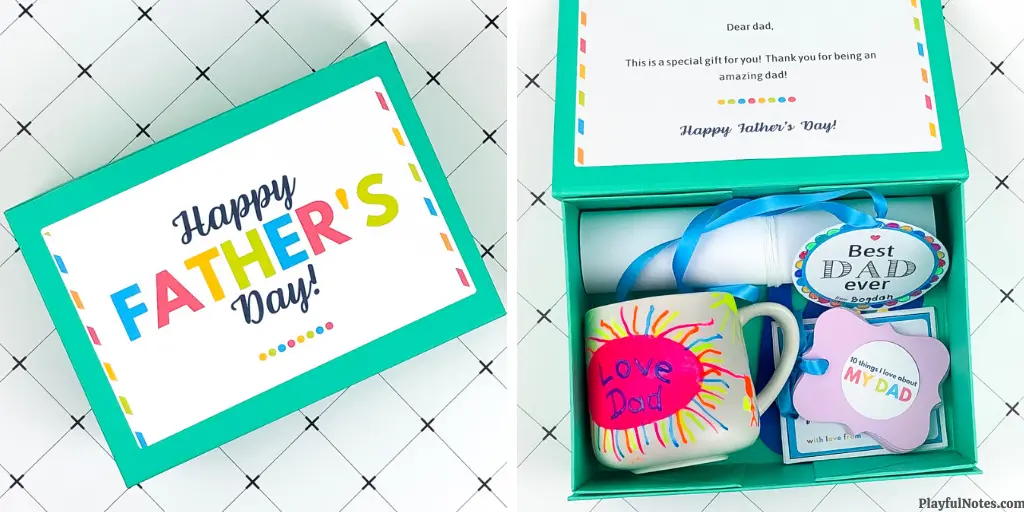 DIY Father's Day gifts from kids