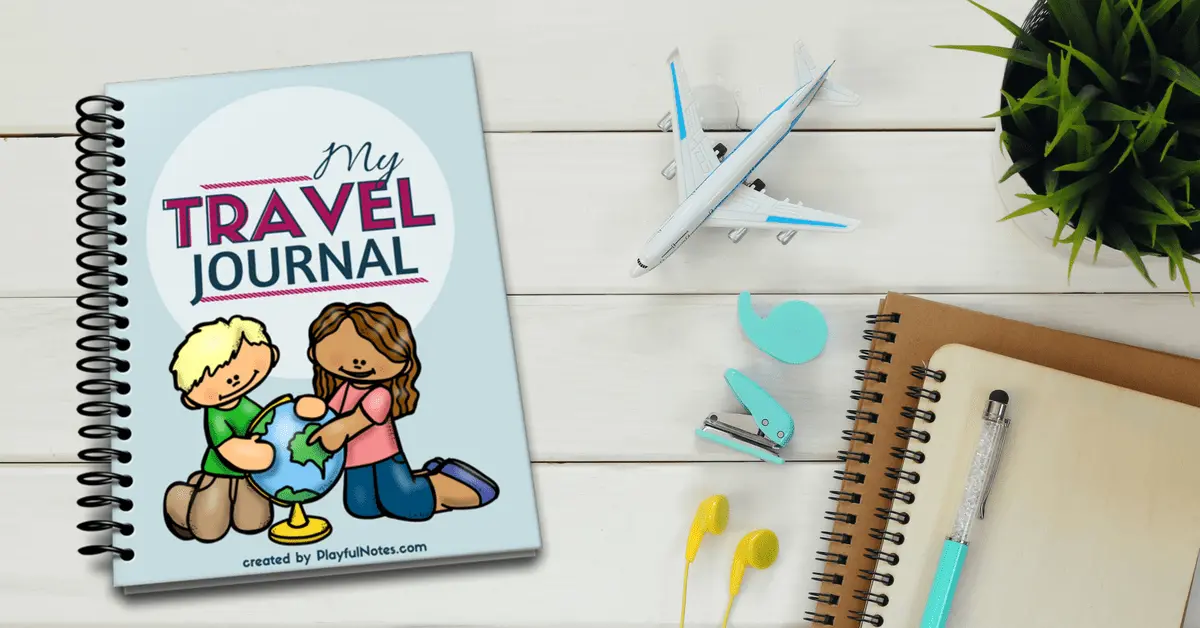 Travel journal for kids: A wonderful way to record memories and make traveling more fun {printable}