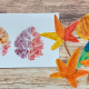 leaf print art activity for kids