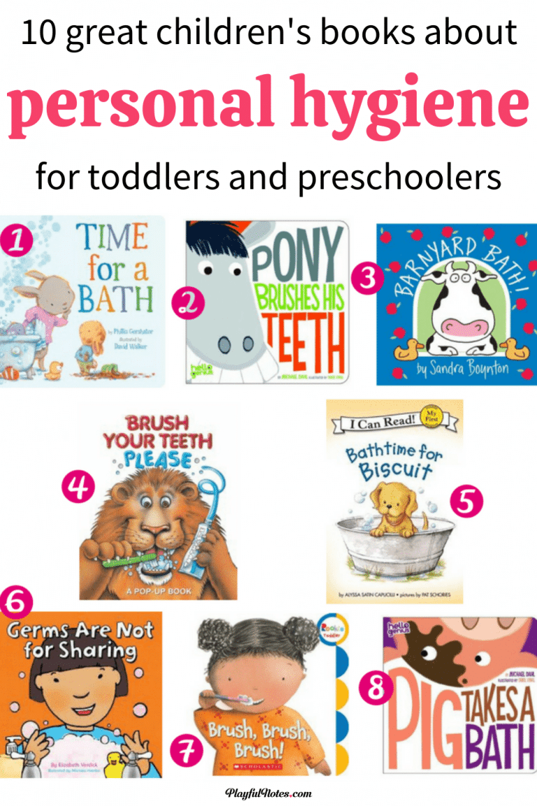 10 great children’s books about personal hygiene for toddlers and