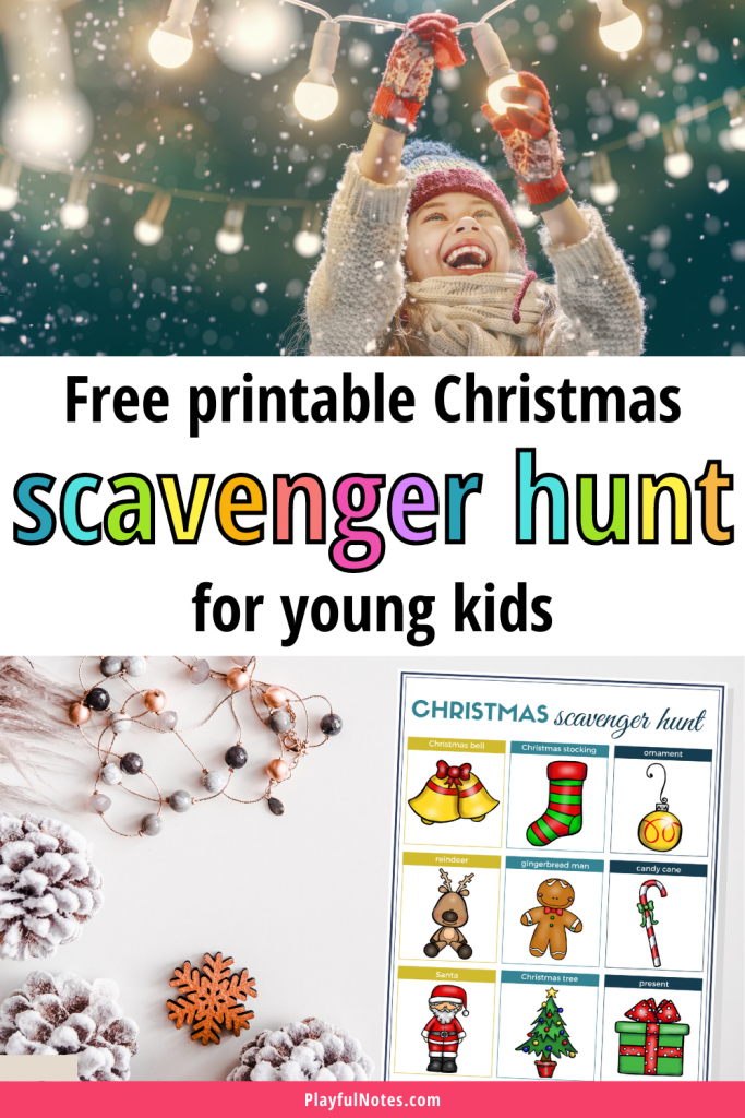 Download the free printable Christmas scavenger hunt and prepare an easy and fun Christmas activity to enjoy with your kids this year!