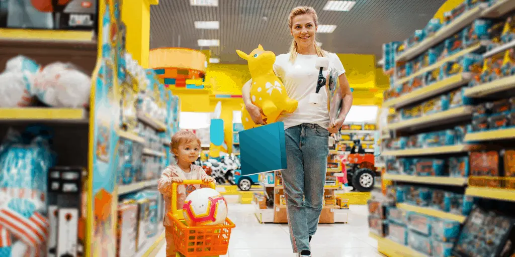 The best solution to stop kids from nagging for toys at the store (in a positive way)