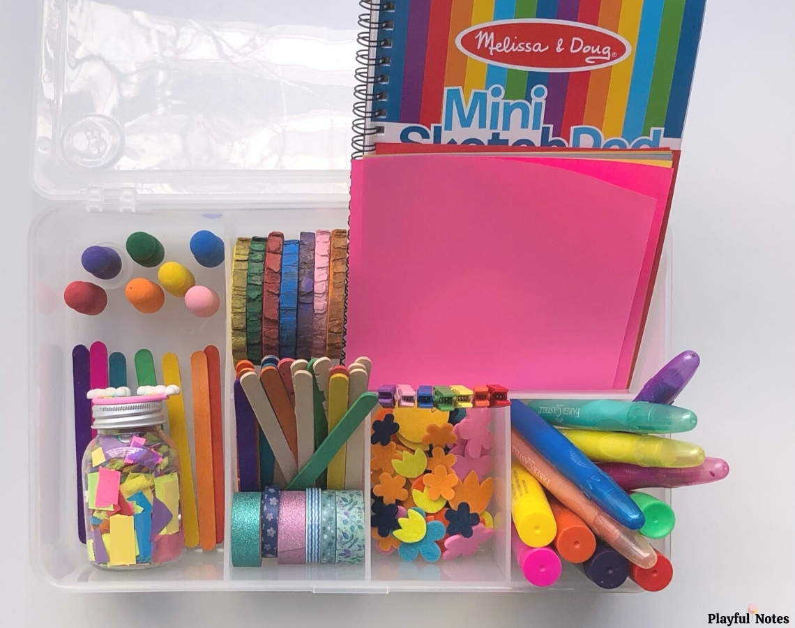 Simple rainbow play kit for kids