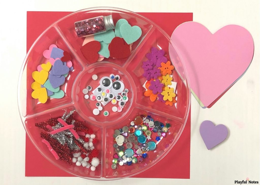 silly hearts heart art activity for kids