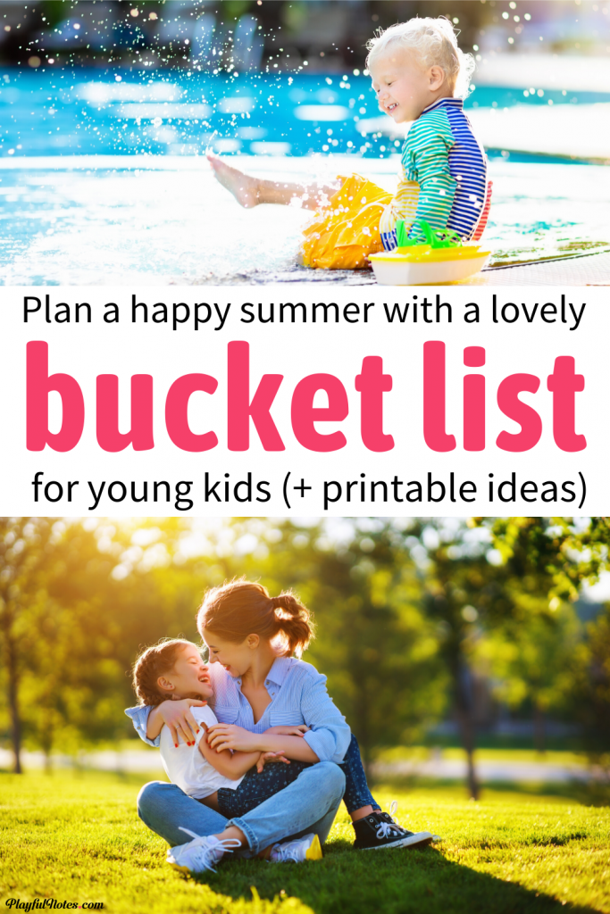 Download a printable summer bucket list for kids and plan a happy summer with your little ones!

-- Children activities | Family fun